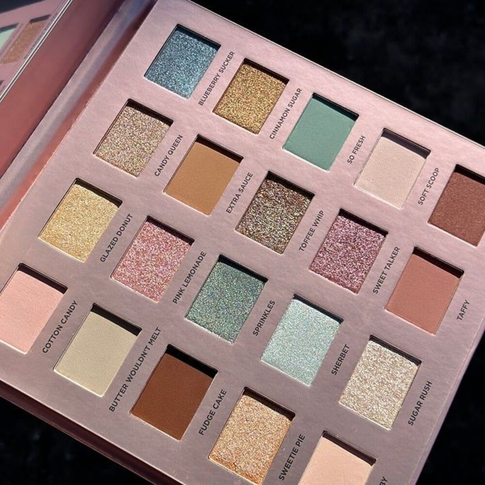 NIB ICONIC LONDON Treat Yourself Eyeshadow Palette Colorful Neutrals Pastels - Picture 6 of 12